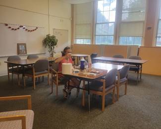The joys of eating in the forbidden teachers lounge
