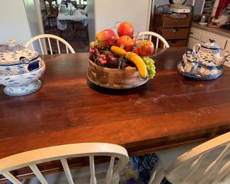Bar height table and.