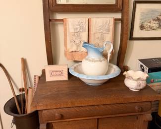 Antique dry sink