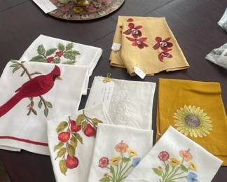 Embroidered Hand Towels