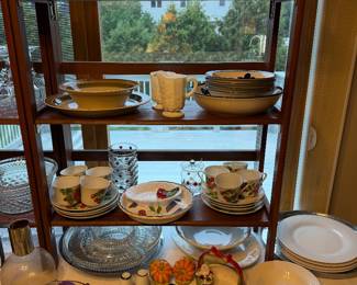 serving pieces and drinkware