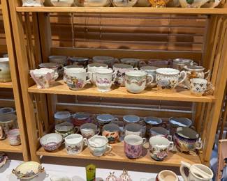 porcelain mustache cups