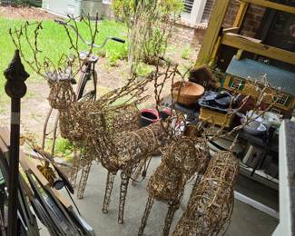 the deer light up and move
