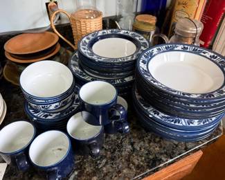 Lovely starter set of dishes for a new kitchen