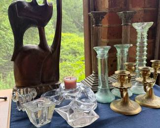 Candleholders + sculptures