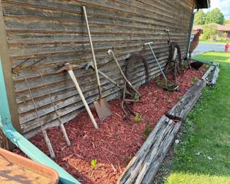 old farm tools