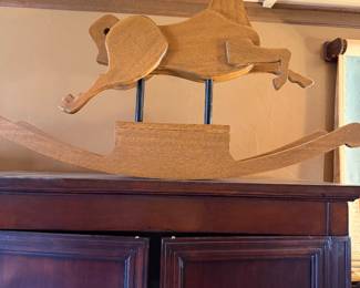 vintage rocking horse