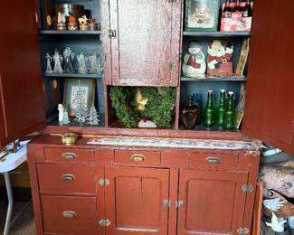 rustic primitive hutch