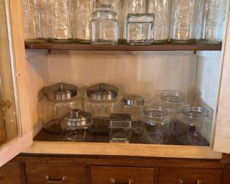 storage containers, XL glass jars