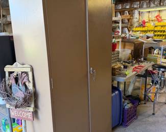 metal storage cabinet