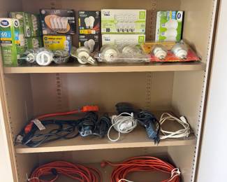 light bulbs electrical cords