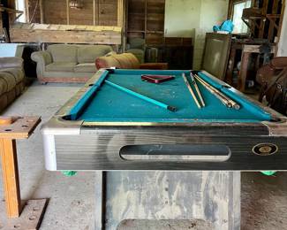 VINTAGE POOL TABLE