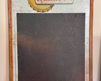 VINTAGE METAL JARRITOS CHALKBOARD SIGN