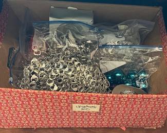 CHRISTMAS DECOR, VINTAGE BEER TAB GARLAND