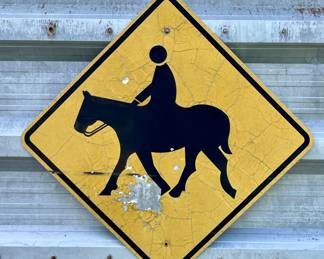 HORSE RIDER CROSSING