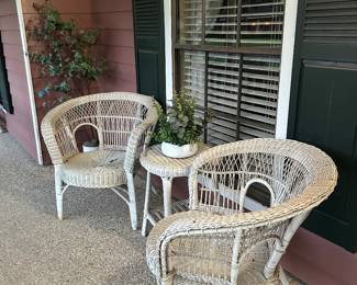 Wicker furniture