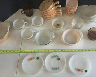 Lot 126: Assorted Vintage Glassware and Serving Dishes
