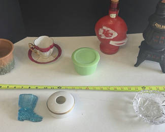 Lot 120: Assorted Decorative Household Items and Glassware