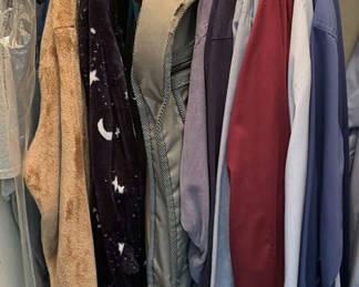 Lot 45: Men's Dress Shirts, Ties, and Garment Bags