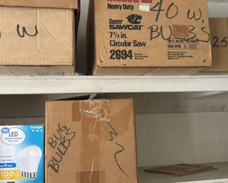 Lot 209: Assorted Light Bulbs and Lighting Supplies
