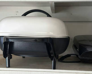 Lot 208: Keurig Coffee Maker, Electric Grills, Water Filter Pitcher, and LED Light Bulbs