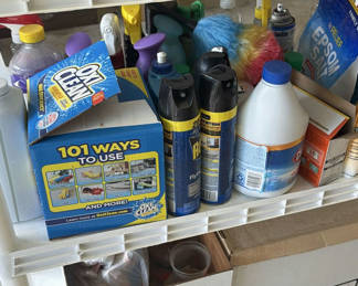 Lot 204: Assorted Household Cleaning Supplies and Sprays