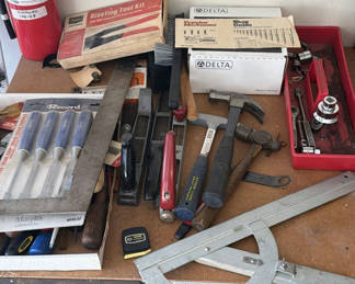 Lot 211: Assorted Hand Tools and Woodworking Tools
