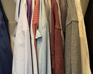 Lot 47: Assorted Men’s Dress Shirts by Stafford, L.L.Bean, and George