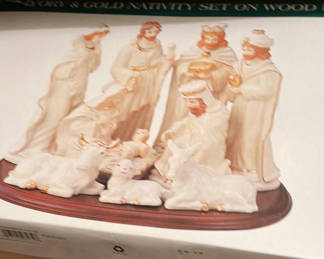 Lot 23: Nativity Set, Greeting Cards, Craft Supplies, and Miscellaneous Household Items
