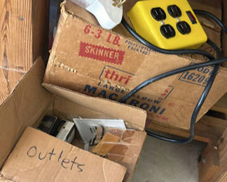 Lot 217: Electrical Outlets, Switches, Extension Cords, and Wiring Supplies