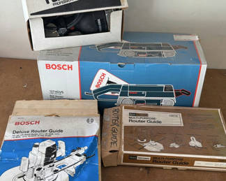 Lot 215: Porter-Cable and Bosch Power Tool Accessories and Belt Sander