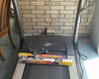 Lot 8: NordicTrack Treadmill with Dumbbells, Fan, and Maintenance Kit