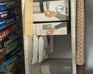 Lot 68: Assorted Kitchen Storage and Food Wrap Supplies