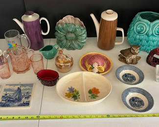 Lot 61: Assorted Vintage and Decorative Kitchenware and Figurines