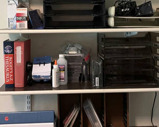 Lot 27: Office Organizers, Media Storage Cases, and Desk Supplies