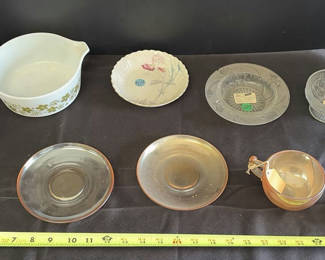 Lot 102: Assorted Vintage Glassware and Serving Dishes