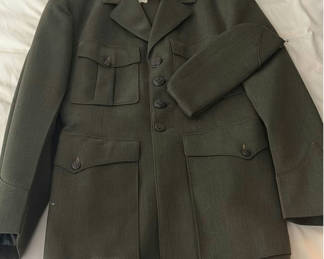 Lot 49: Military Dress Uniform Jacket, Trousers, and Garrison Cap