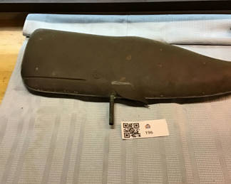 Lot 196: Copper whale weathervane
