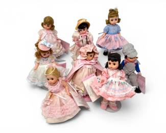 40 MadameAlexander8WendyCaseyJonesPrincessDolls8Pcs