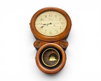 139 WuerschCandellightFigureEightCherryWallClockwKey