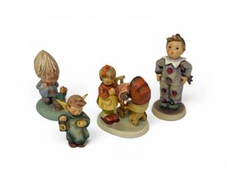 83 GoebelHummelFigurinesinclCarnivalDollMotherMore4Pc