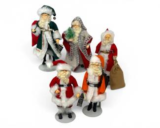 174 5PcPeggyNisbetSantaCostumeDollsCollectionMadeinEngland