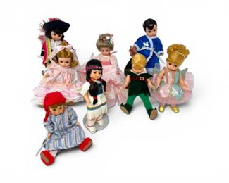 34 MadameAlexander8PeterPanCharacterDollCollection8Dolls
