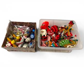 91 MixedChristmasOrnamentsHolidayDecorationsCollection