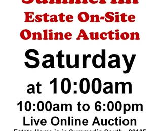 SATURDAY @10:00AM - Summerlin South Estate Online Auction 7/18/26
