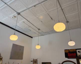 Light fixtures for sale but removed at a later date.