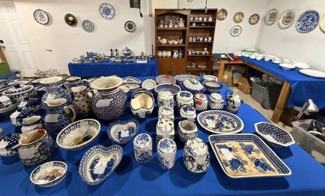 View of polish pottery