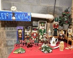 Christmas items some nutcrackers are German, others are from China, but work great on stairs! 