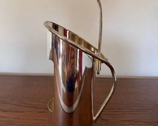Silver plate wine bottle decanter 