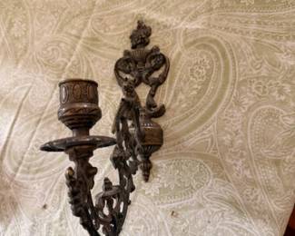 Wall candle holder